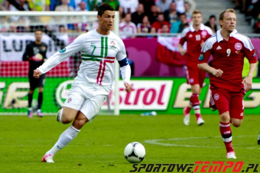 Portugalia  - Dania, Ronaldo / fot. Grzegorz Wajda